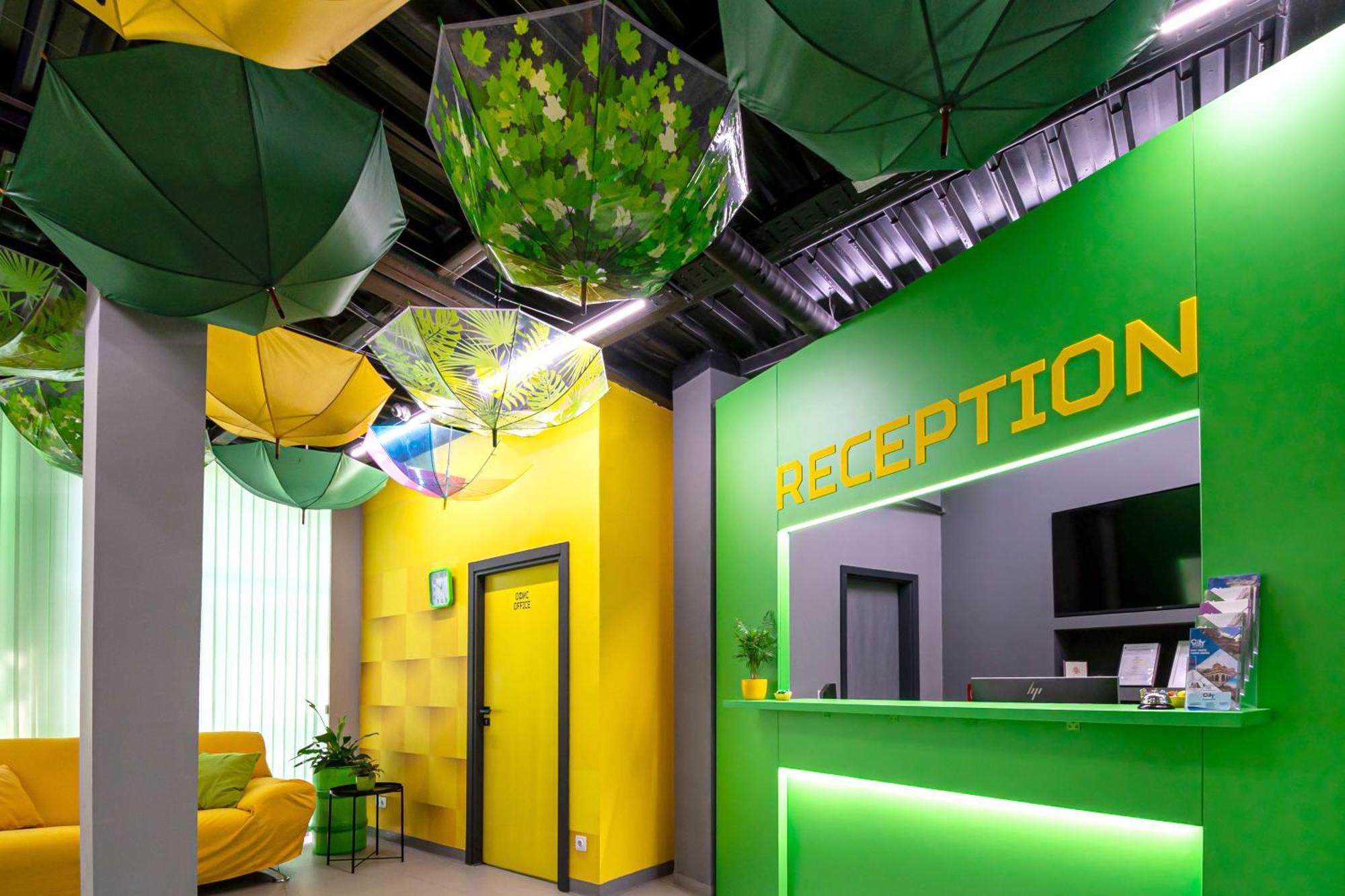 Green Cube Capsule Hostel Sofia Exterior foto